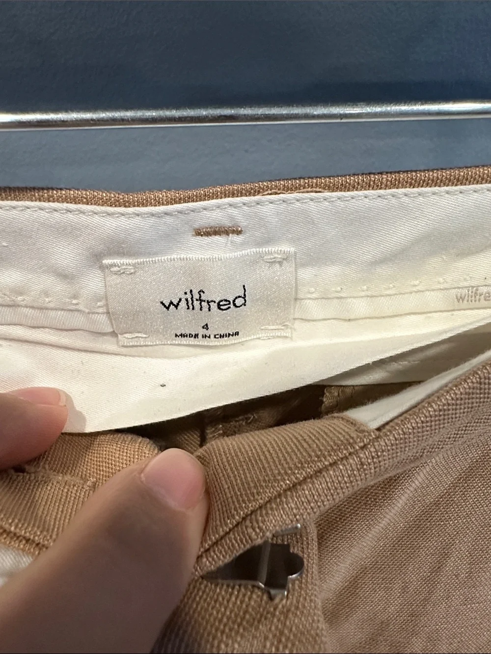 Aritzia Wilfred The Effortless Pant Linen regular length